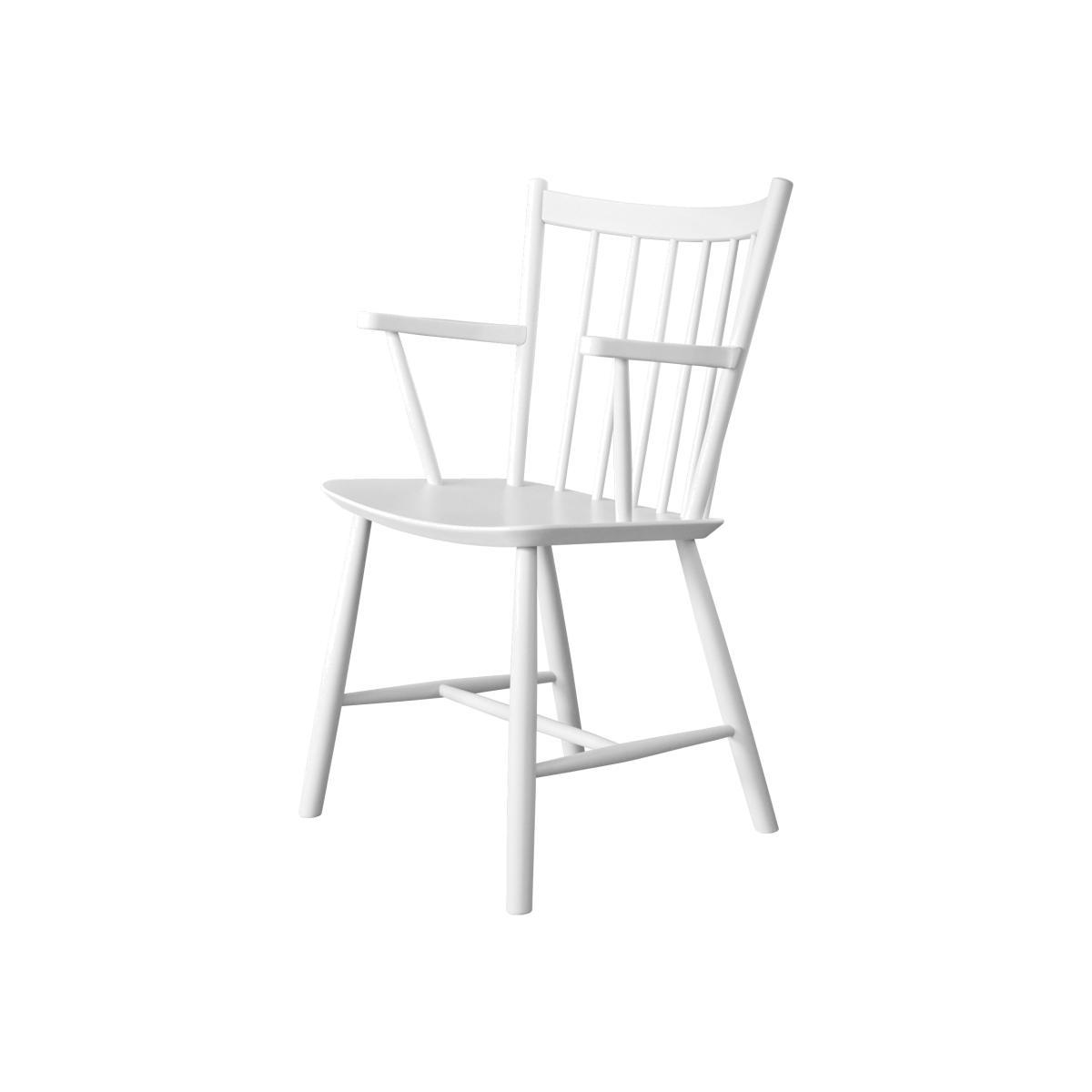 J42 Armchair - / Wood by Hay White – image 1
