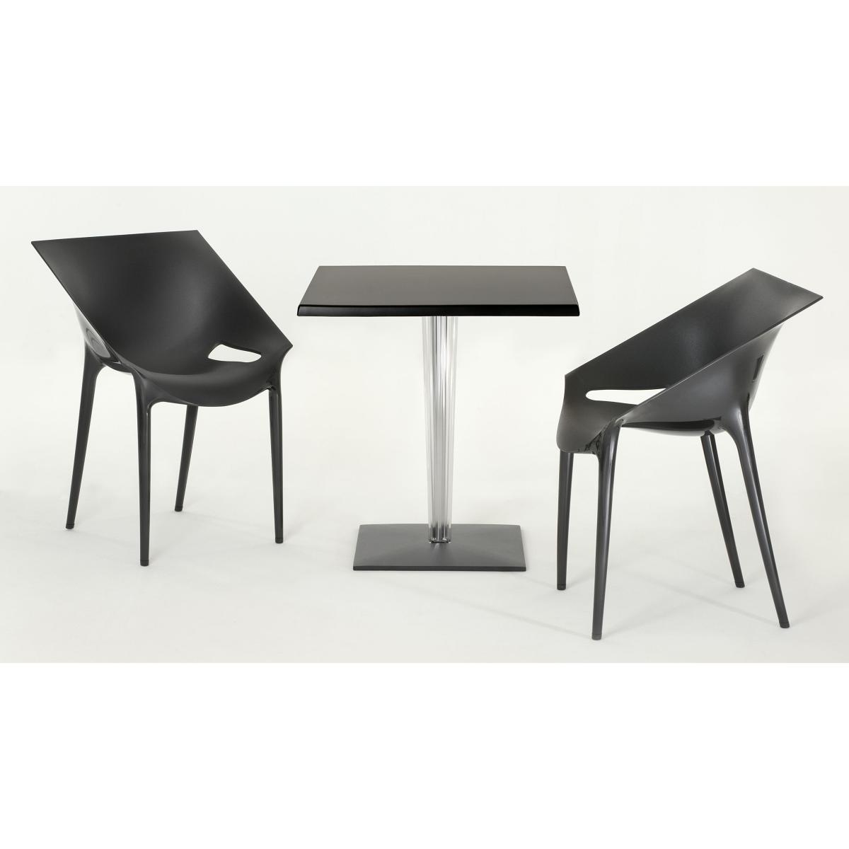 Dr. YES Stackable armchair - Polypropylene by Kartell Grey – image 5