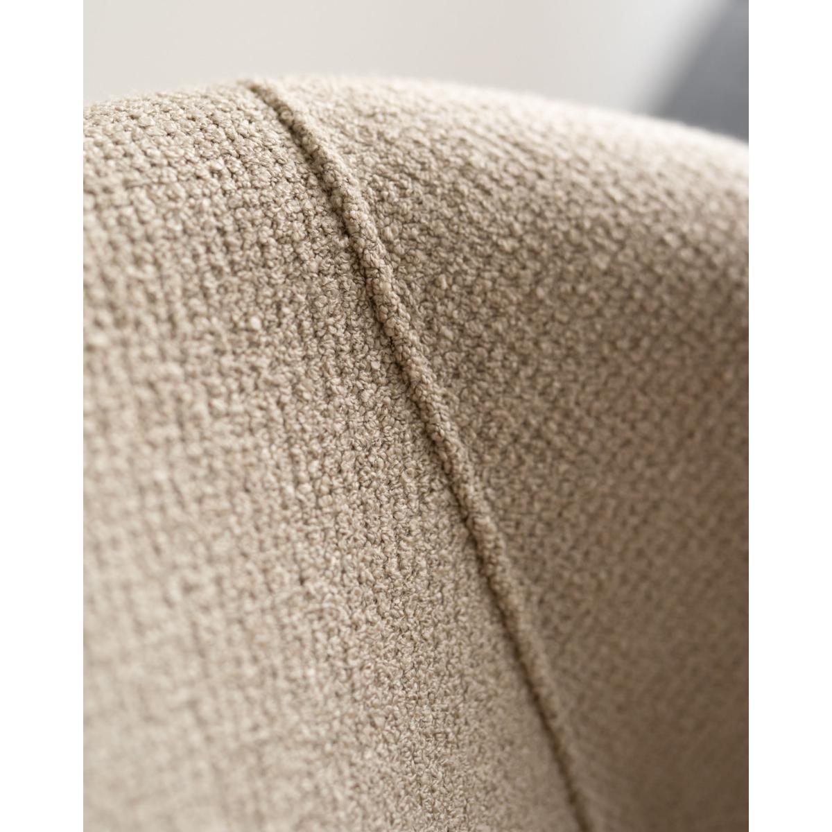 Barrow Padded armchair - / Fabric by Ethnicraft White/Beige – image 7
