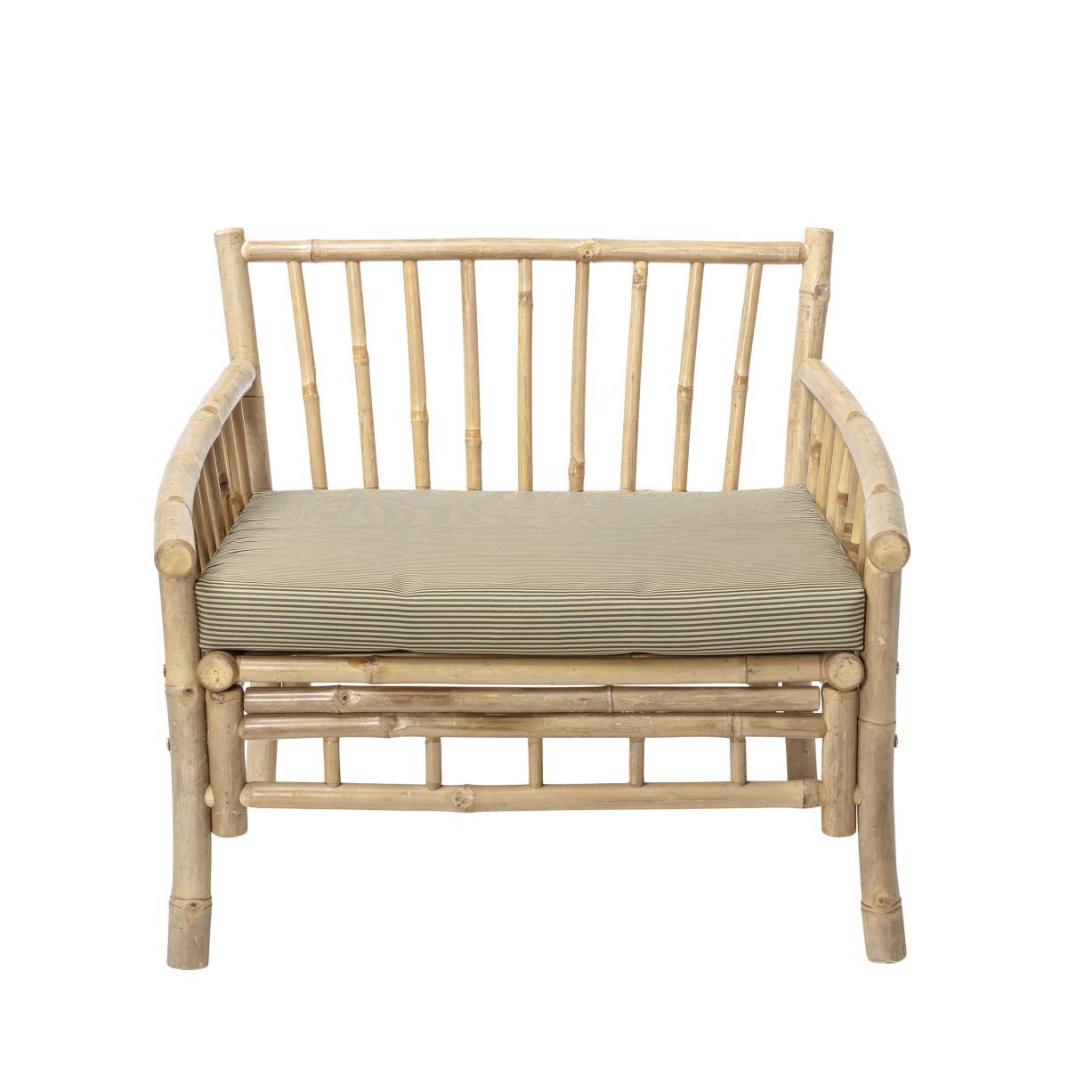 Sole Armchair - / Bamboo - With cushion by Bloomingville Natural wood – image 2