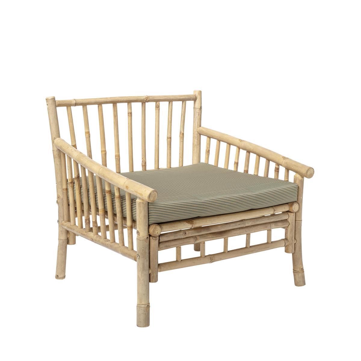 Sole Armchair - / Bamboo - With cushion by Bloomingville Natural wood – image 3