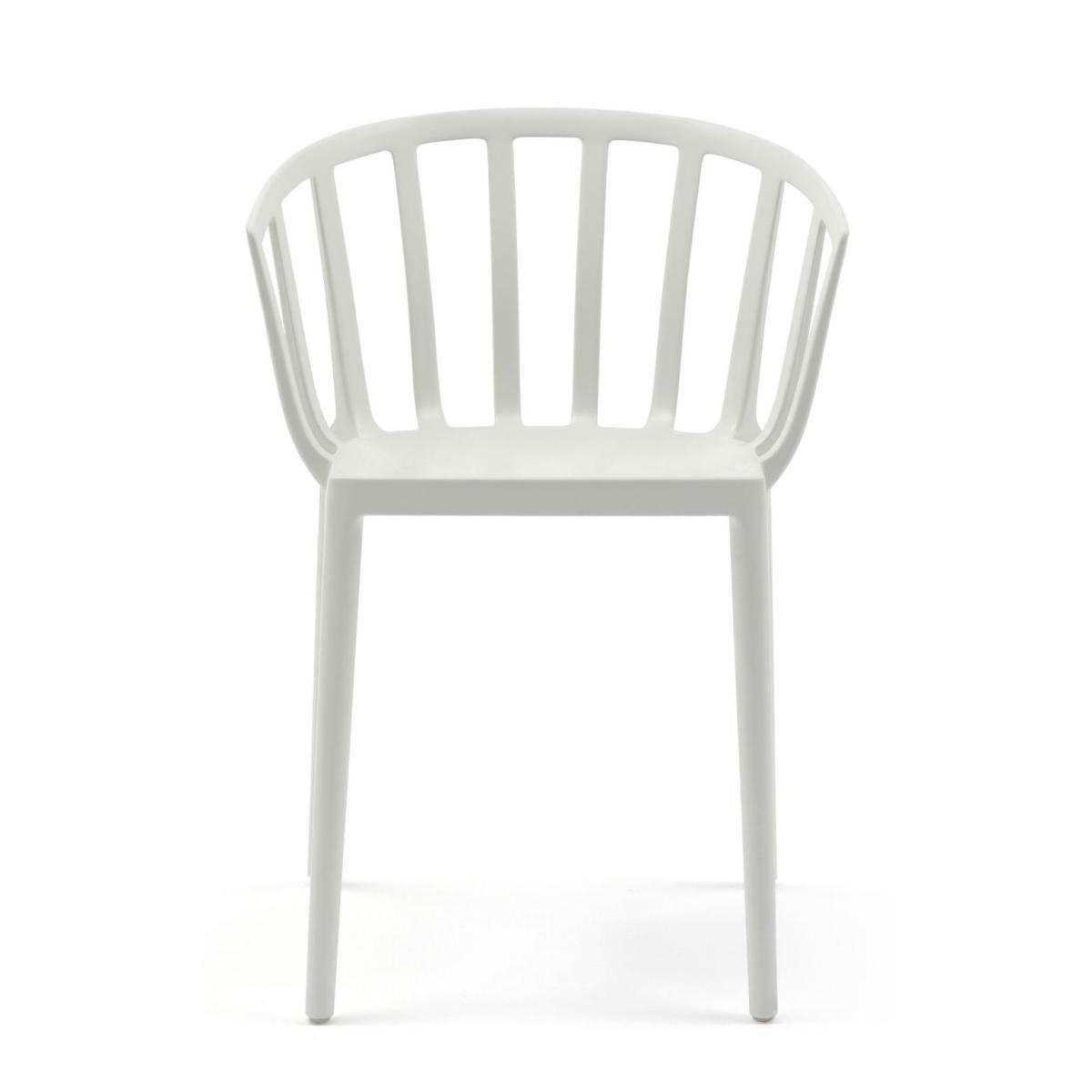 Generic AC Venice Stackable armchair - / Matt polycarbonate by Kartell White – image 2