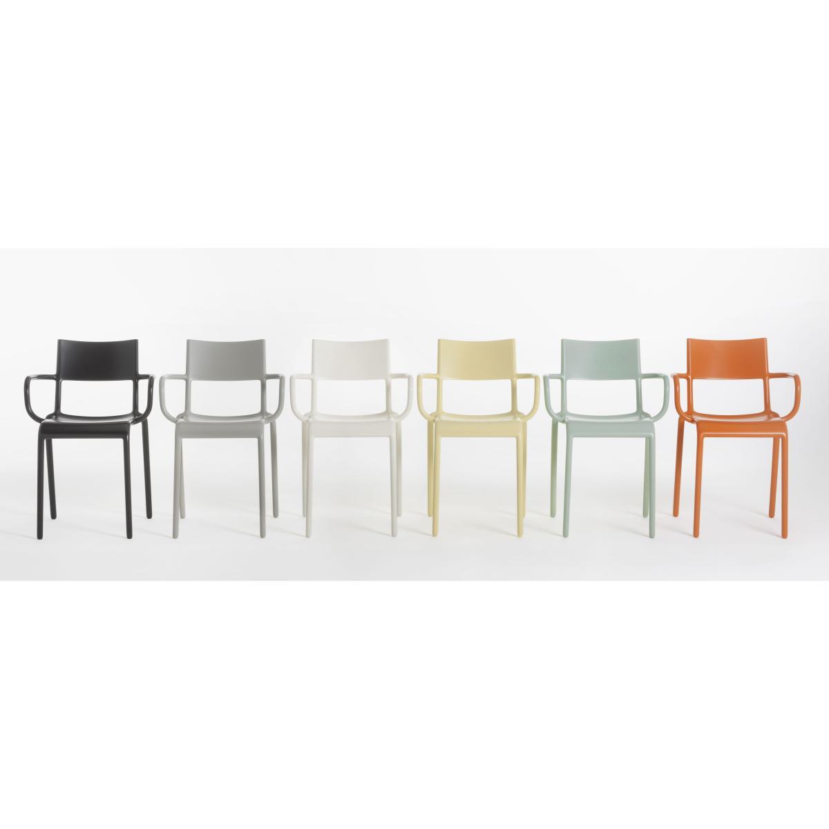 Generic A Stackable armchair - Polypropylen by Kartell Grey – image 3