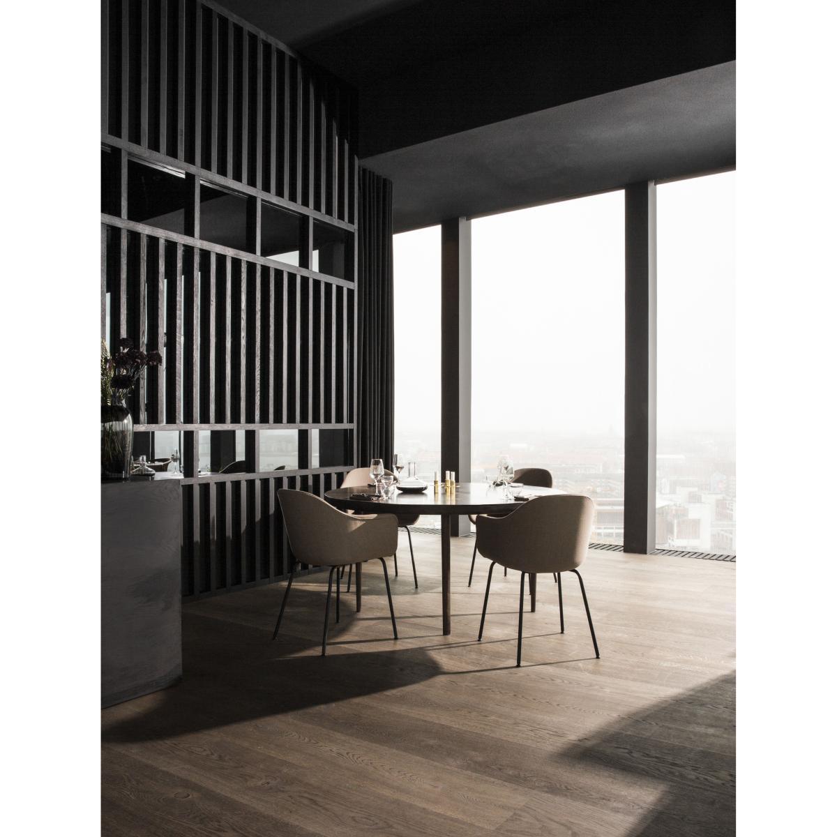 Harbour Armchair - / Polycarbonate - Steel legs by Menu Black – image 5