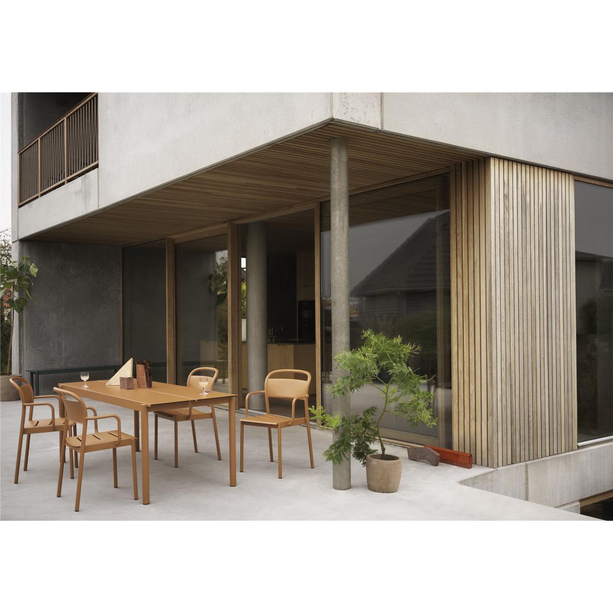 Linear Stackable armchair - / Steel by Muuto Green – image 8