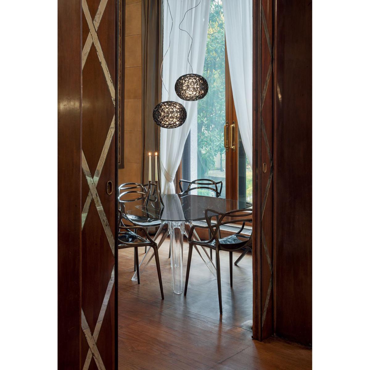 Masters Stackable armchair - Metallised by Kartell Metal – image 2