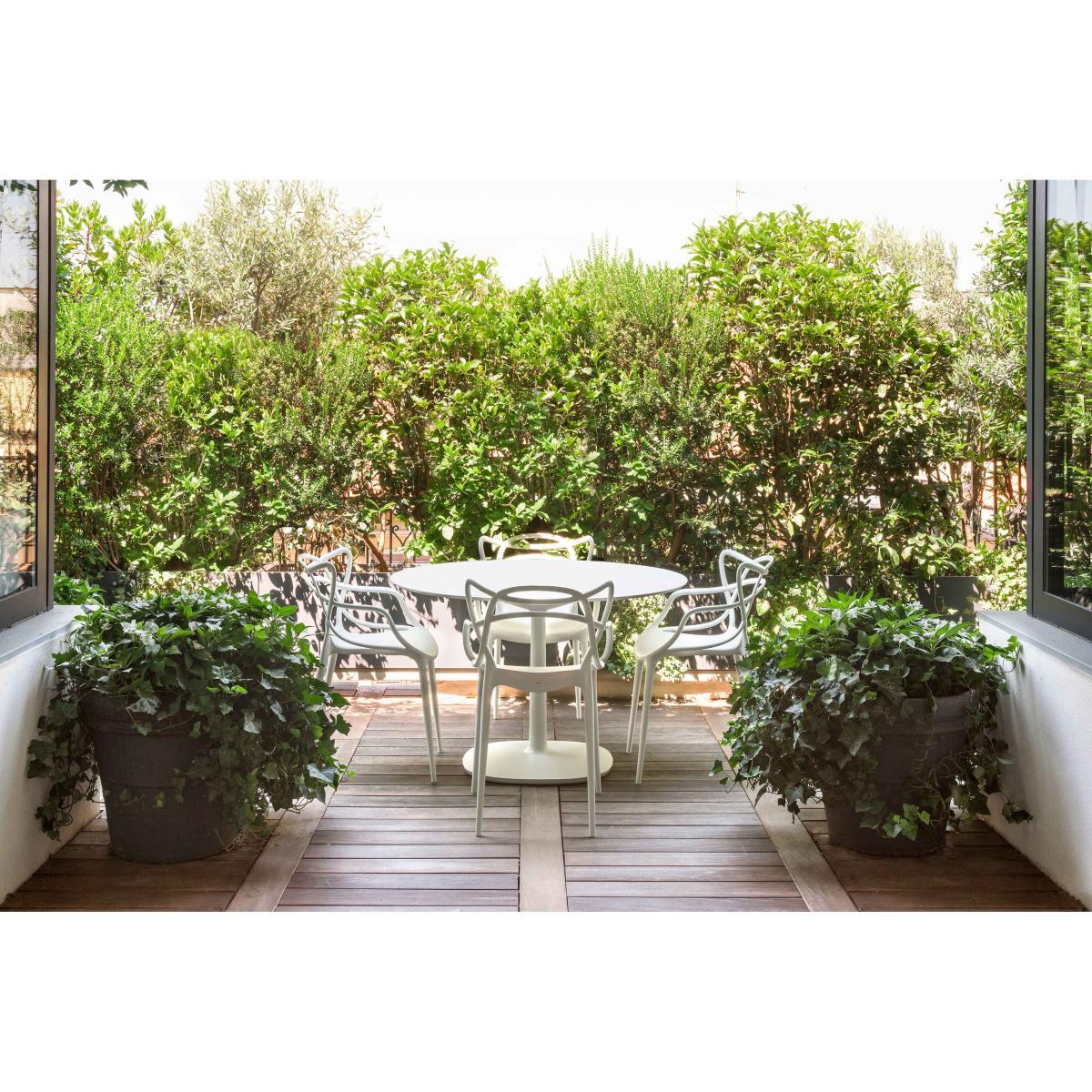 Masters Stackable armchair - Metallised by Kartell Metal – image 6