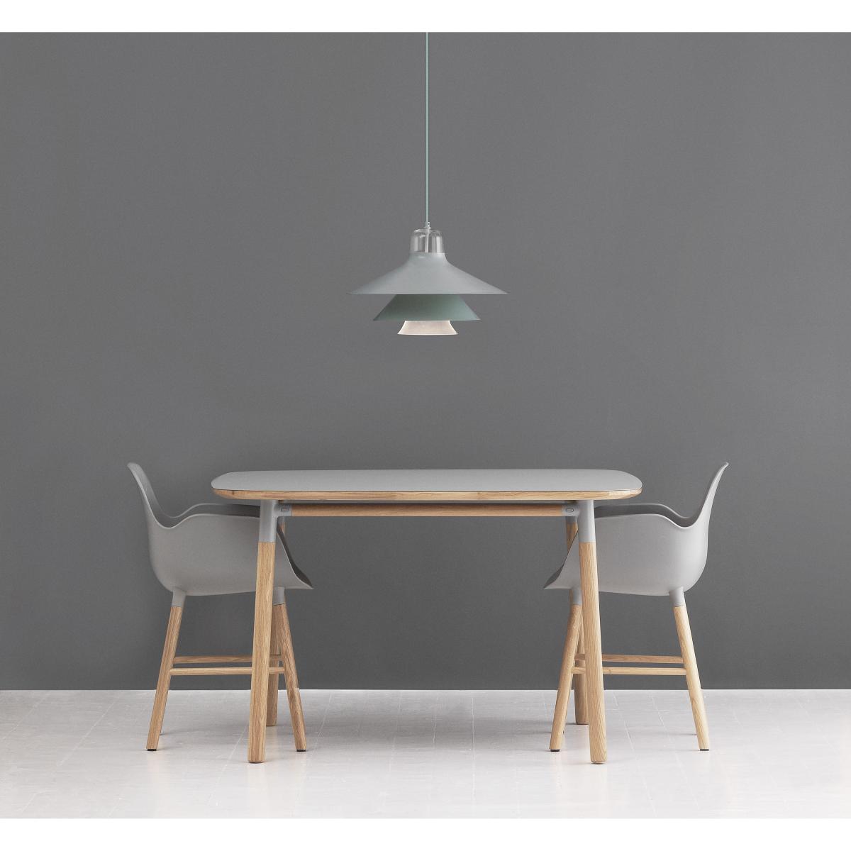 Form Armchair - Walnut leg by Normann Copenhagen White/Natural wood – image 4