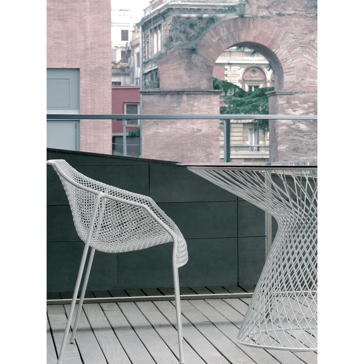 Heaven Stackable armchair - Metal by Emu White – image 4