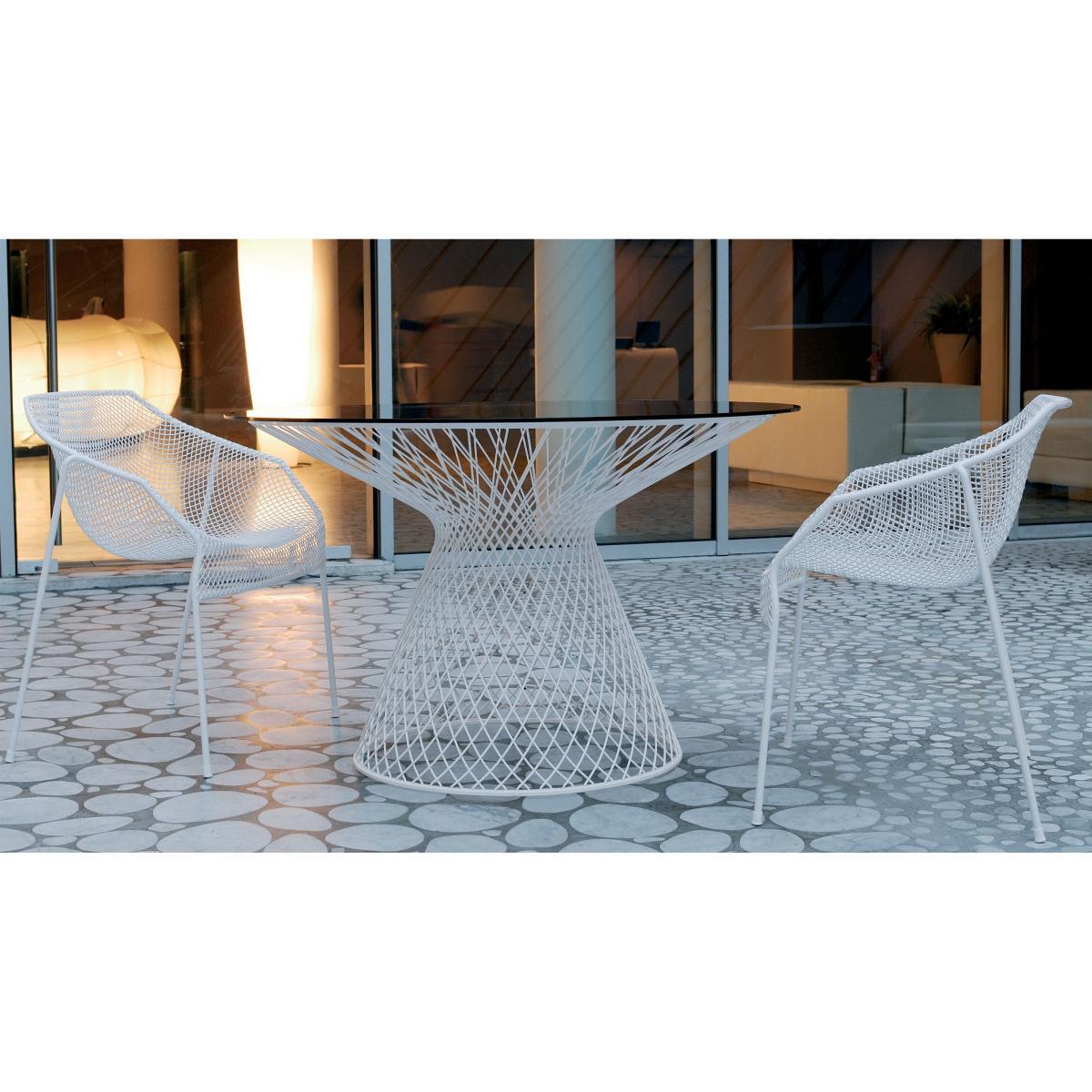 Heaven Stackable armchair - Metal by Emu White – image 7
