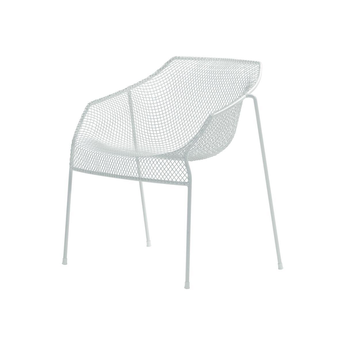 Heaven Stackable armchair - Metal by Emu White – image 1