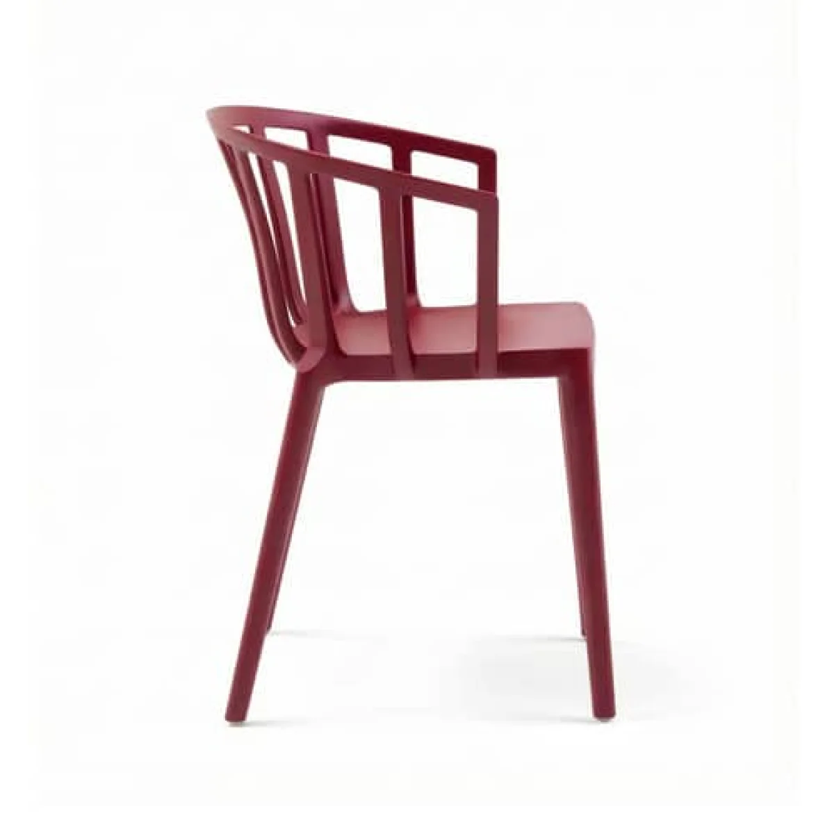Venice Stackable armchair plastic material red - Kartell – image 2