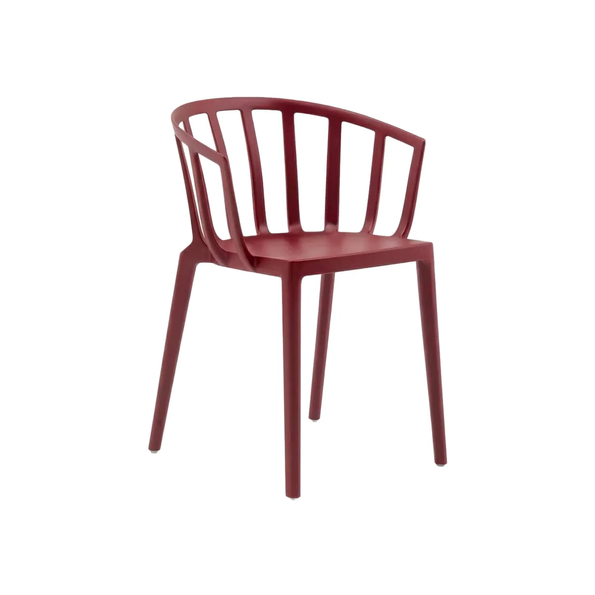 Venice Stackable armchair plastic material red - Kartell – image 1