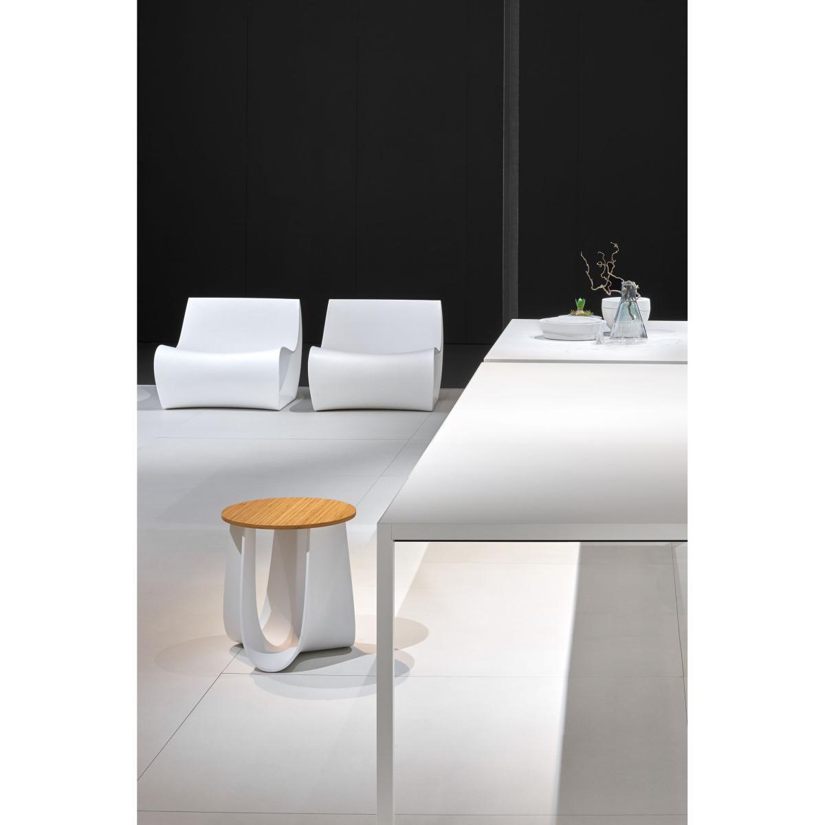 Sign Matt Low armchair - Polyethylen by MDF Italia Grey – image 3