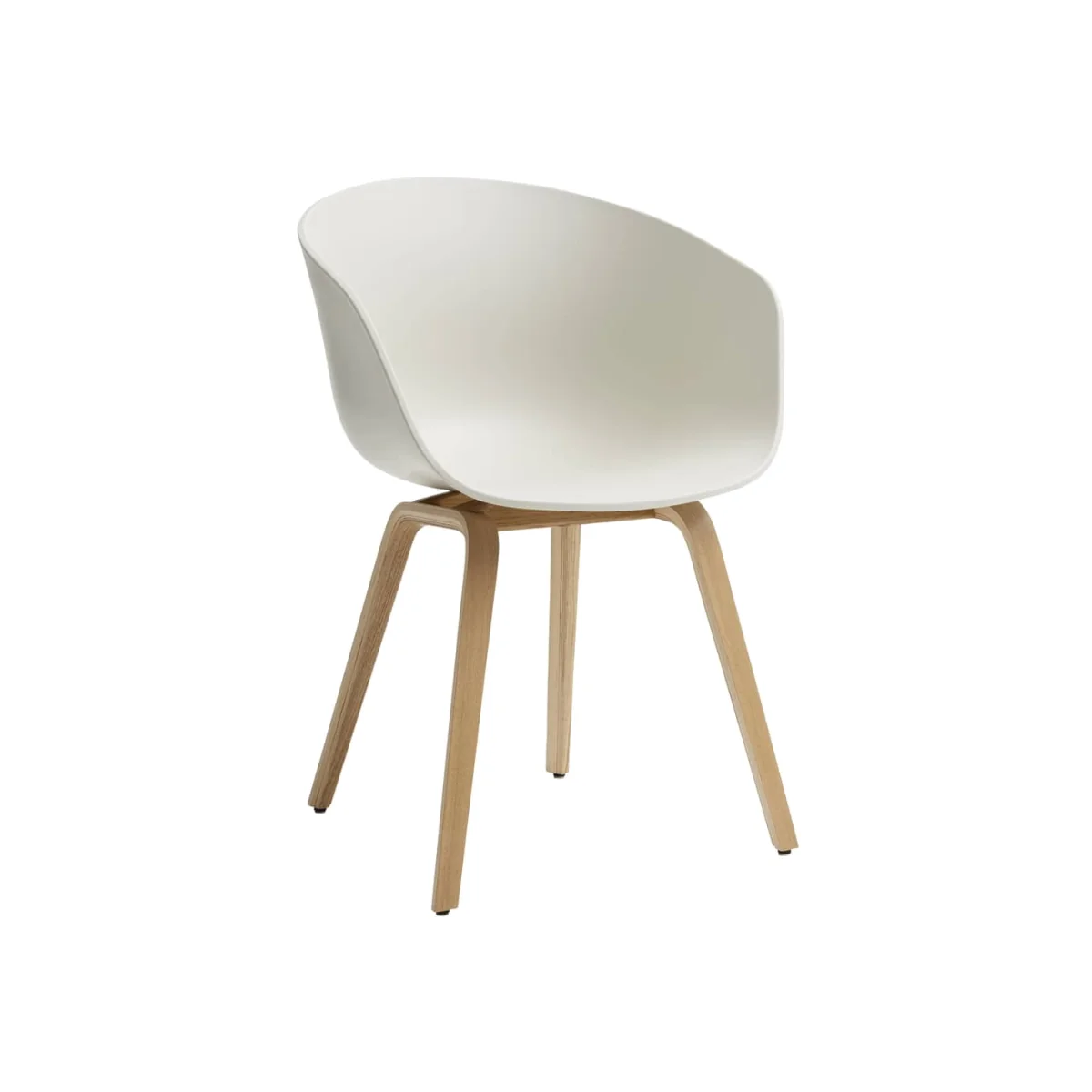 About a chair AAC22 Armchair plastic material beige / Recycled - Hay – image 1