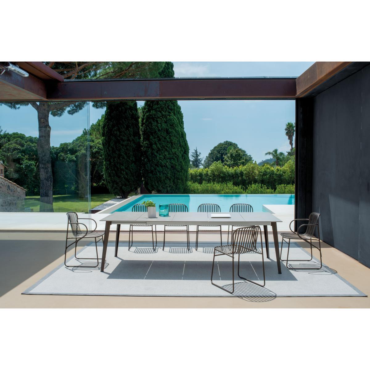 Riviera Stackable armchair - / Metal by Emu Black – image 3