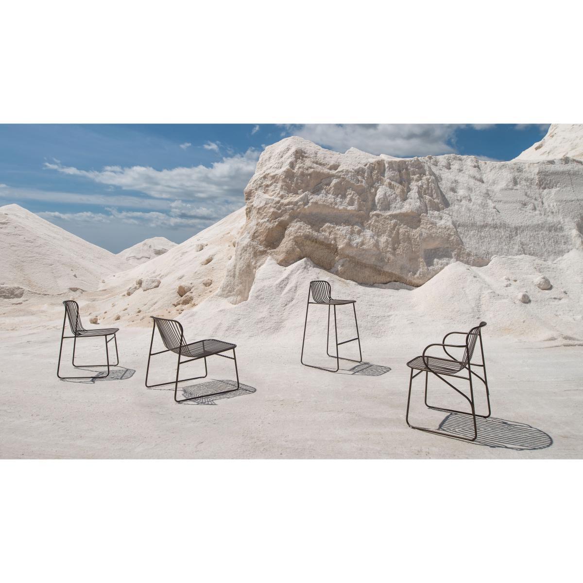 Riviera Stackable armchair - / Metal by Emu Black – image 6