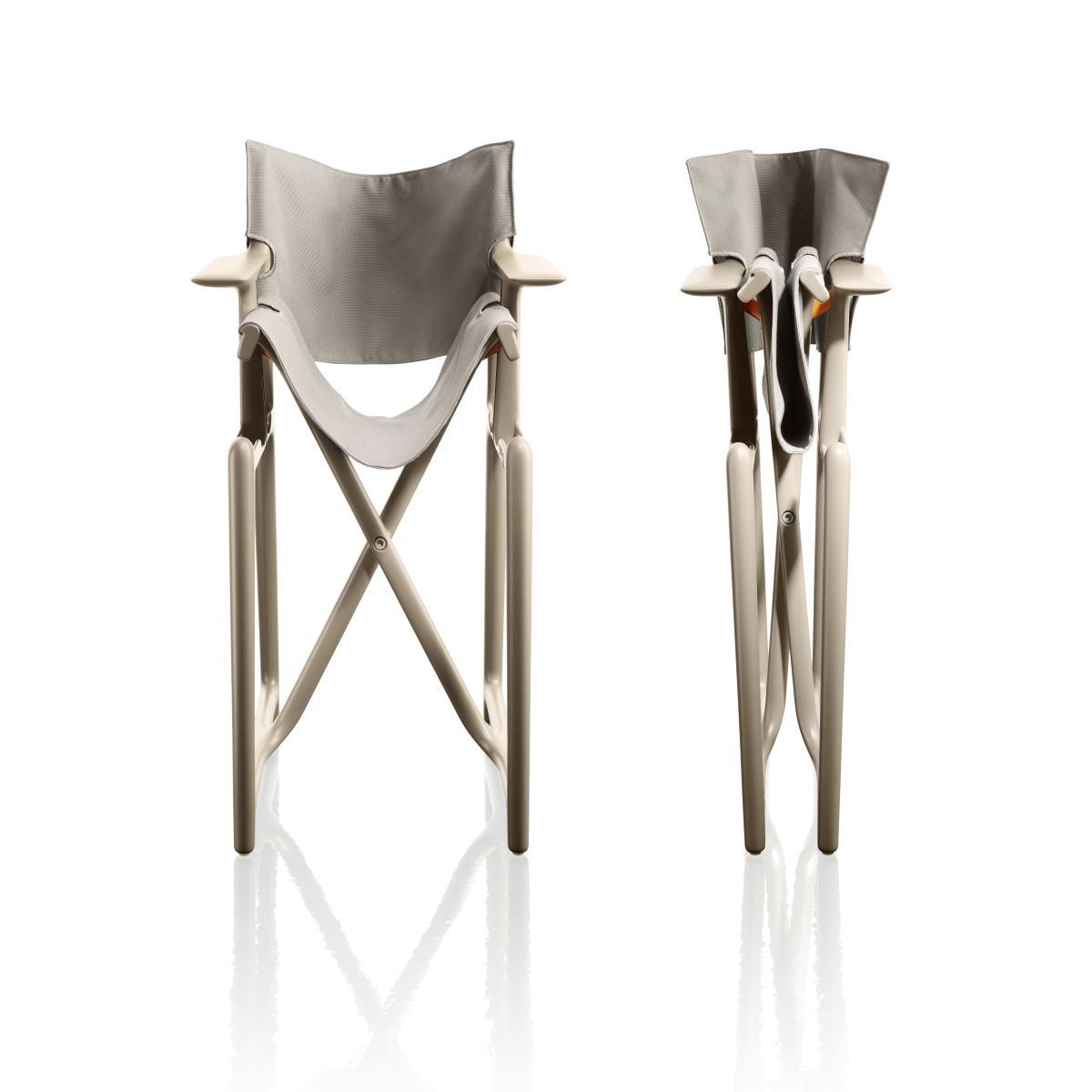 Stanley Folding armchair - By Philippe Starck - Fabric by Magis Beige – image 2
