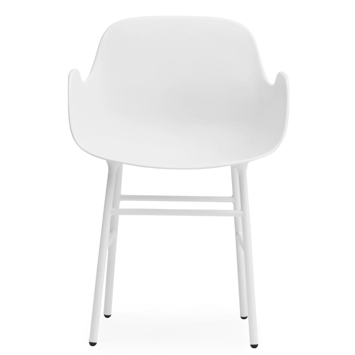 Form Armchair - Metal leg by Normann Copenhagen White – image 2