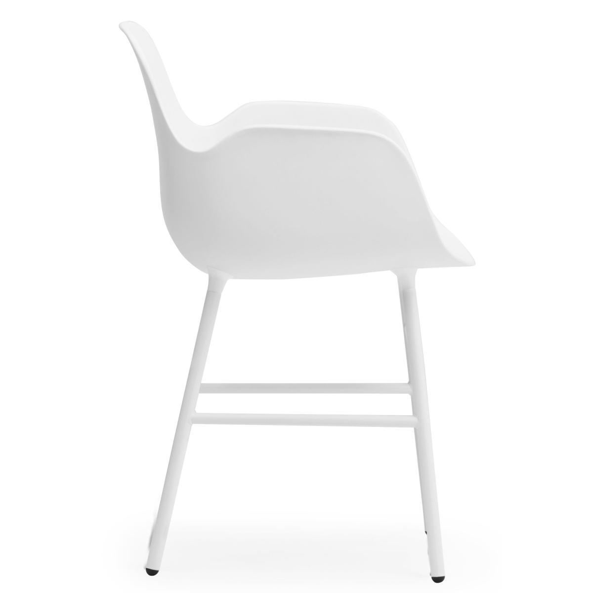 Form Armchair - Metal leg by Normann Copenhagen White – image 3