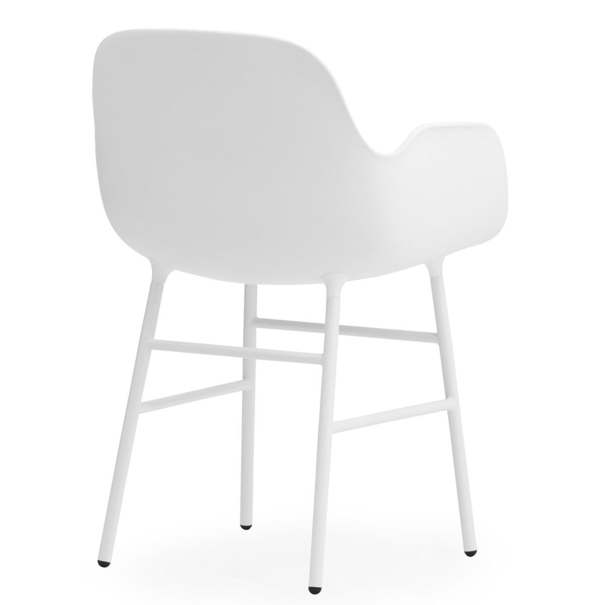 Form Armchair - Metal leg by Normann Copenhagen White – image 4