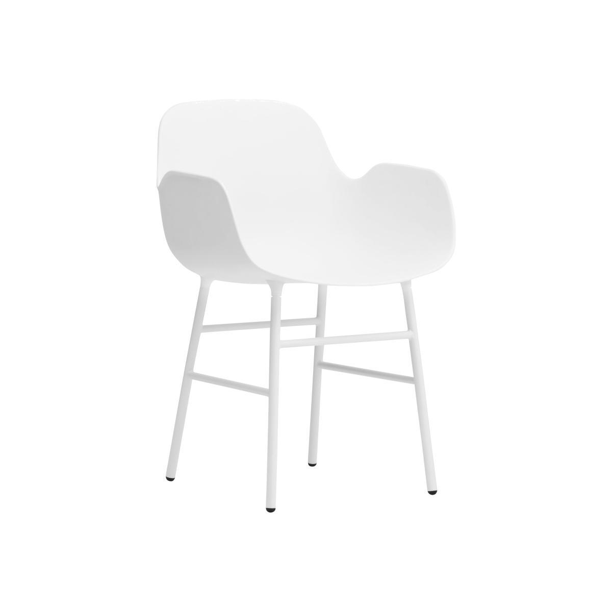 Form Armchair - Metal leg by Normann Copenhagen White – image 1