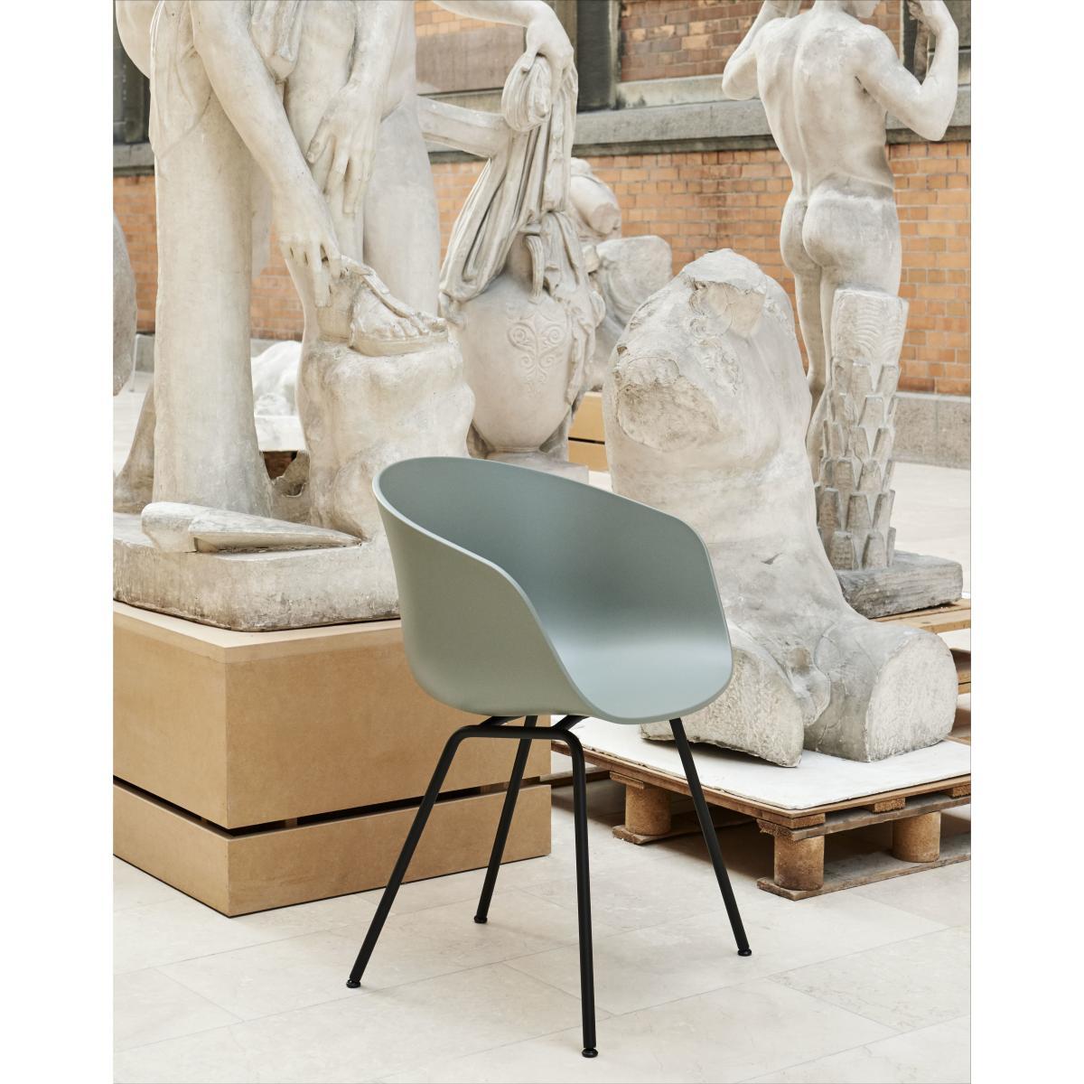 About a chair AAC26 Armchair - / Plastic & metal by Hay Green/Grey – image 3