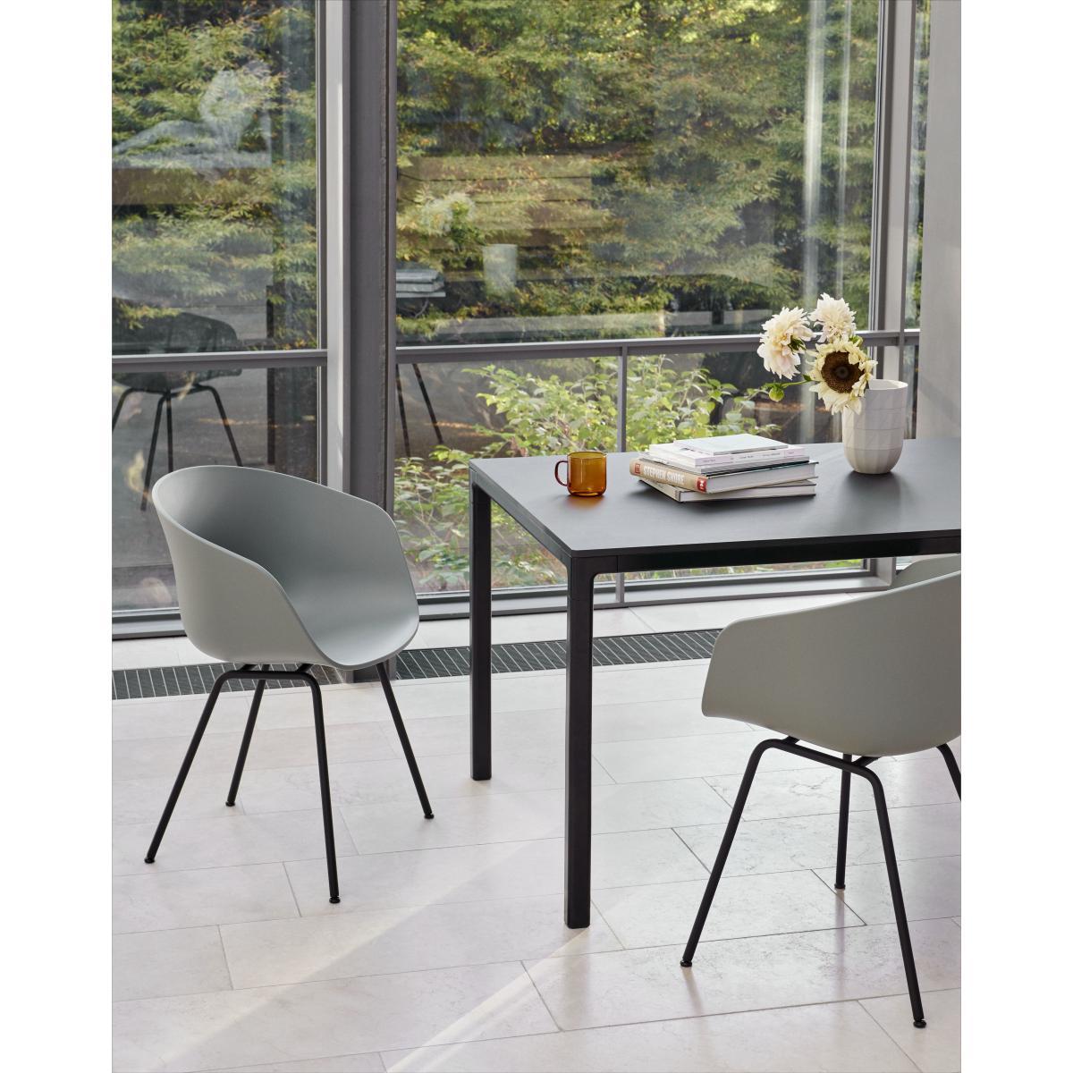 About a chair AAC26 Armchair - / Plastic & metal by Hay Green/Grey – image 4