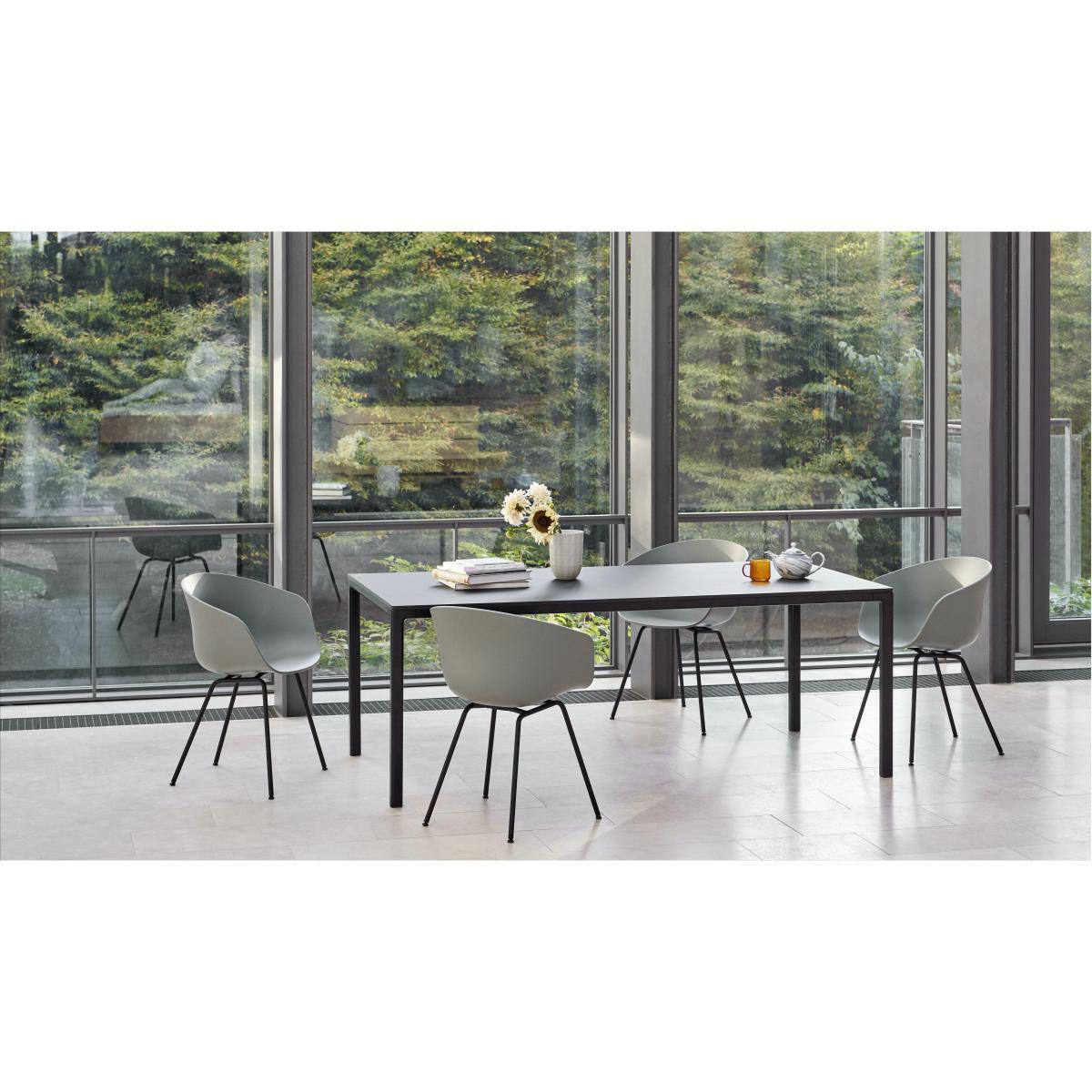 About a chair AAC26 Armchair - / Plastic & metal by Hay Green/Grey – image 5