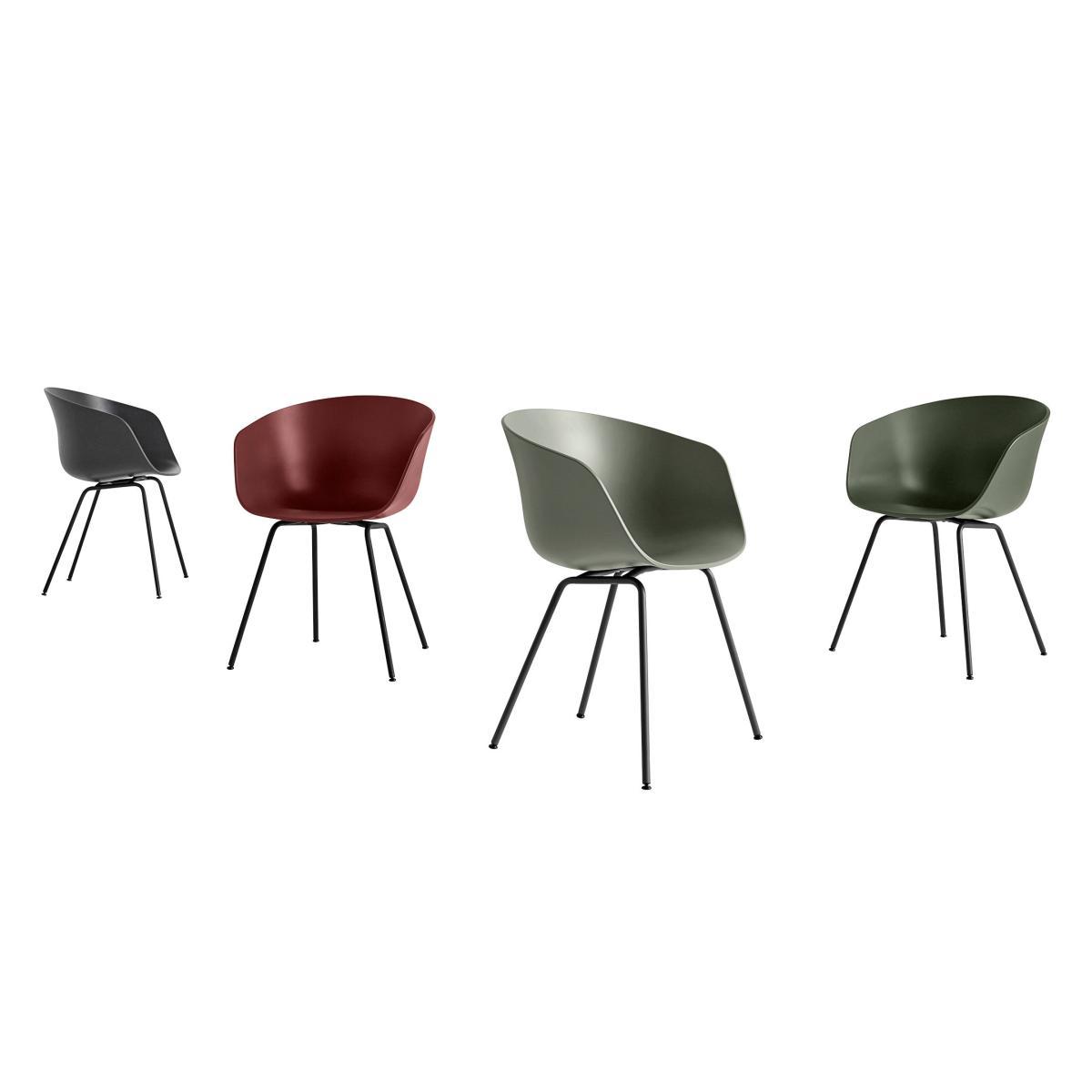 About a chair AAC26 Armchair - / Plastic & metal by Hay Green/Grey – image 7
