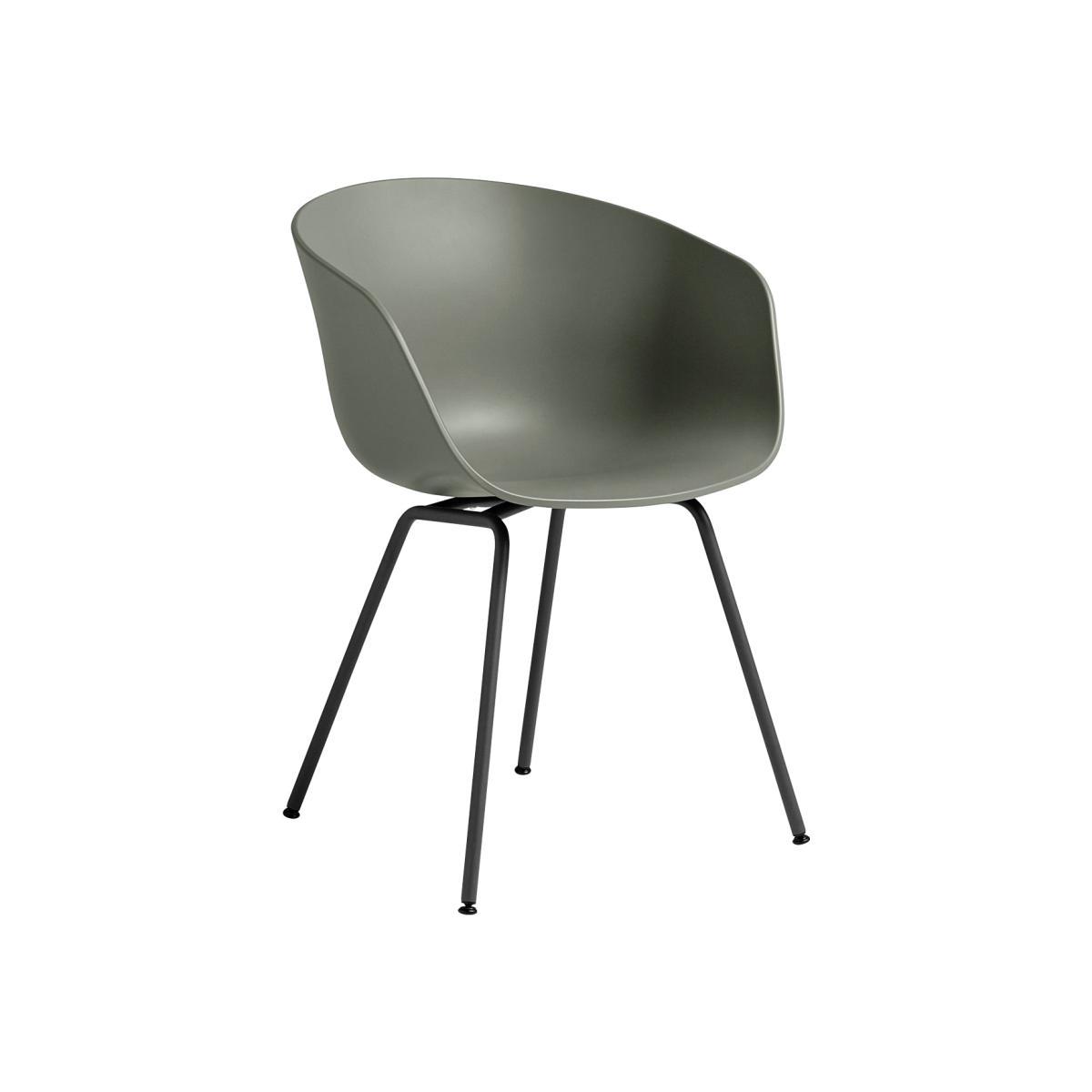 About a chair AAC26 Armchair - / Plastic & metal by Hay Green/Grey – image 1