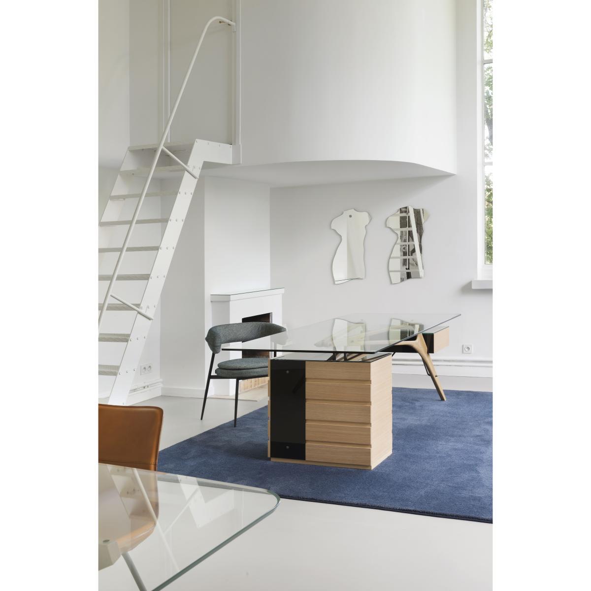 Nena Padded armchair - / Fabric by Zanotta Grey – image 3