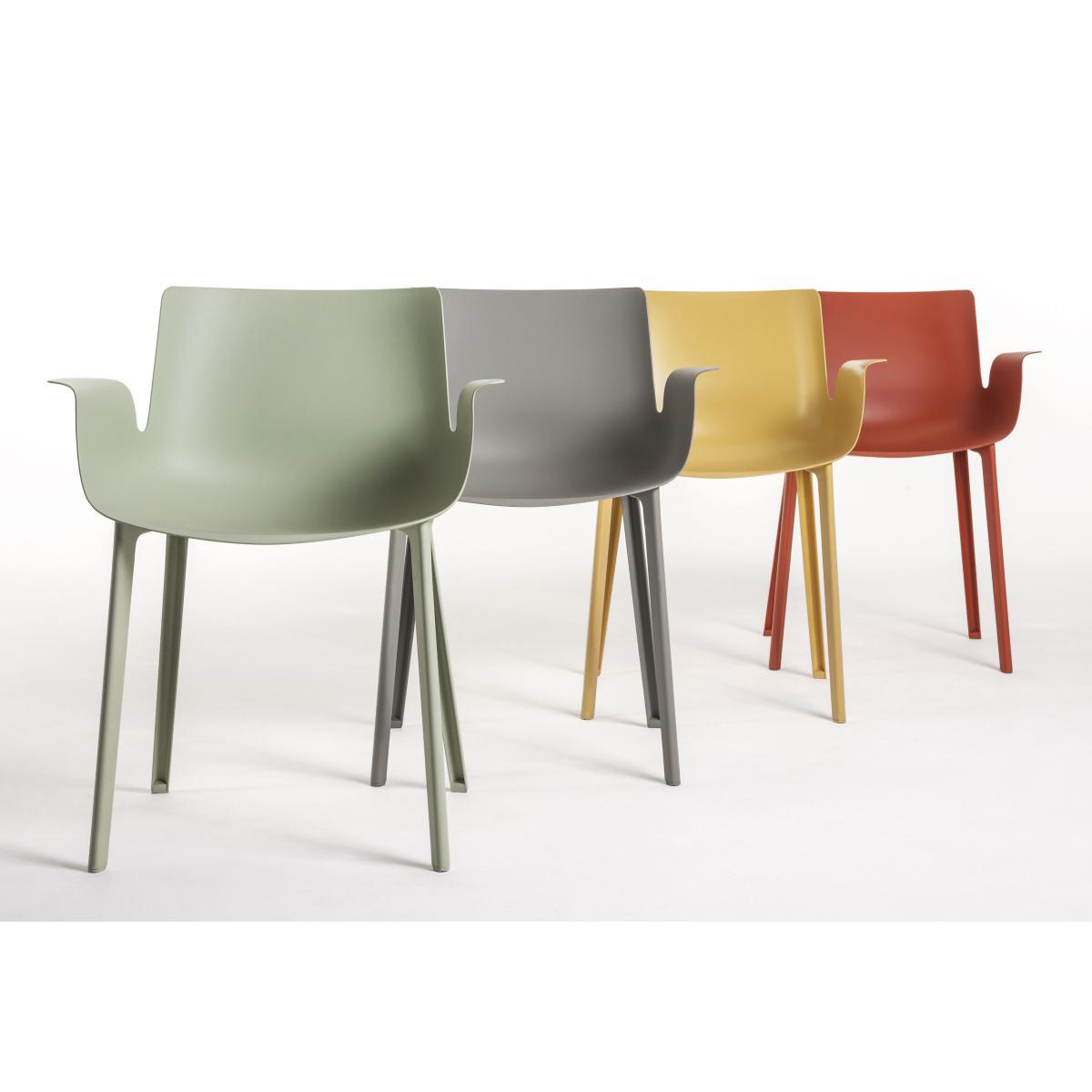 Piuma Armchair - Plastic by Kartell Grey – image 2