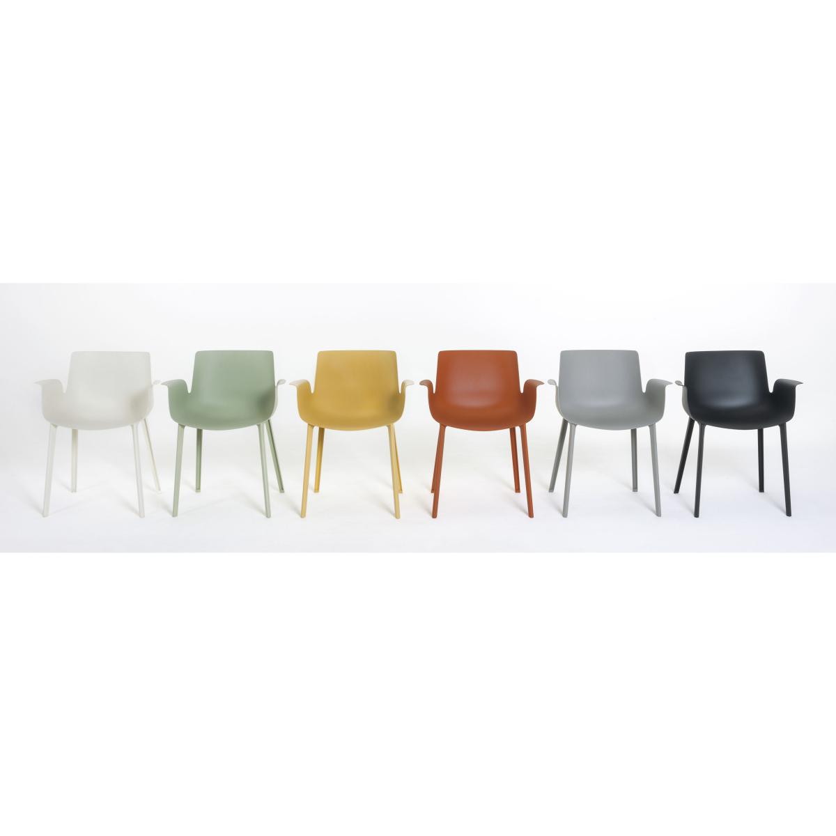 Piuma Armchair - Plastic by Kartell Grey – image 3