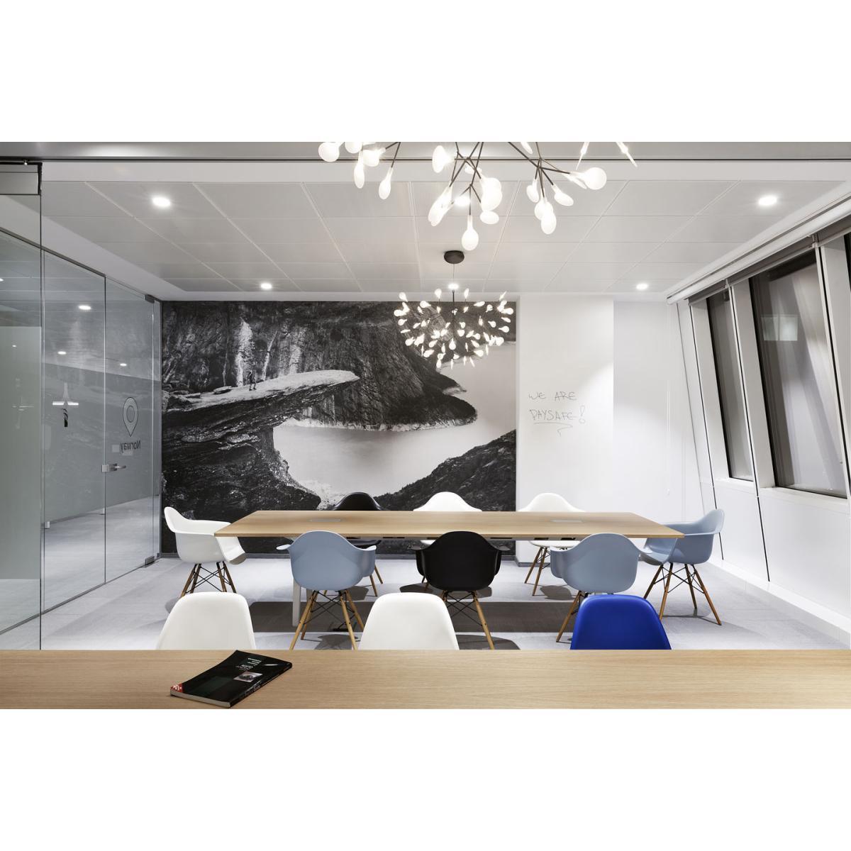 DAW - Eames Plastic Armchair Armchair - / (1950) - Dark wood legs by Vitra Green – image 5