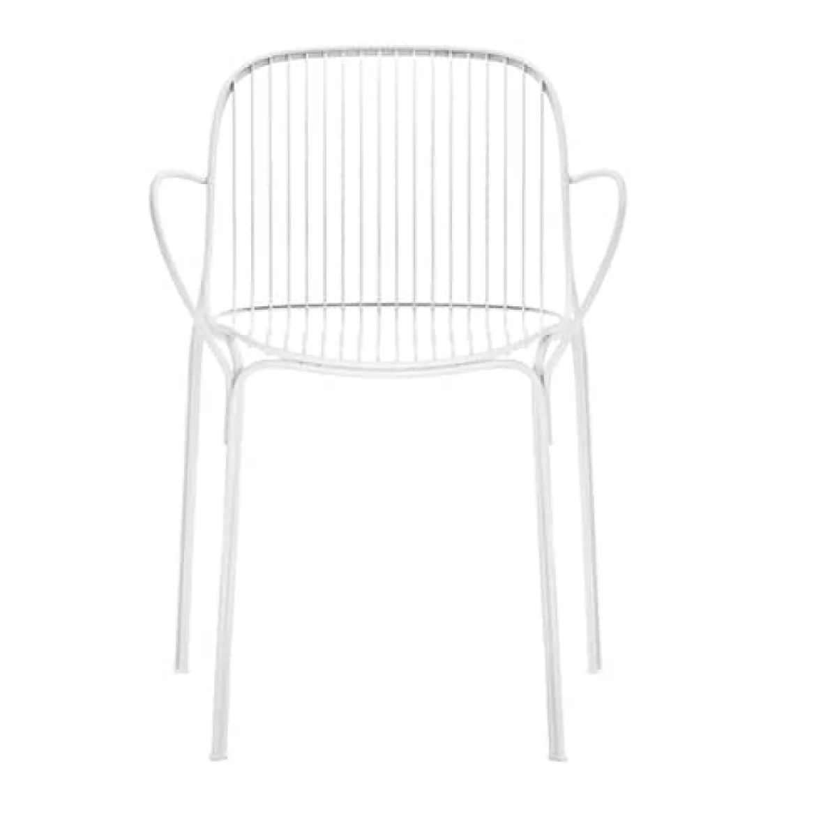 HiRay Armchair metal white / Metal - Kartell – image 2