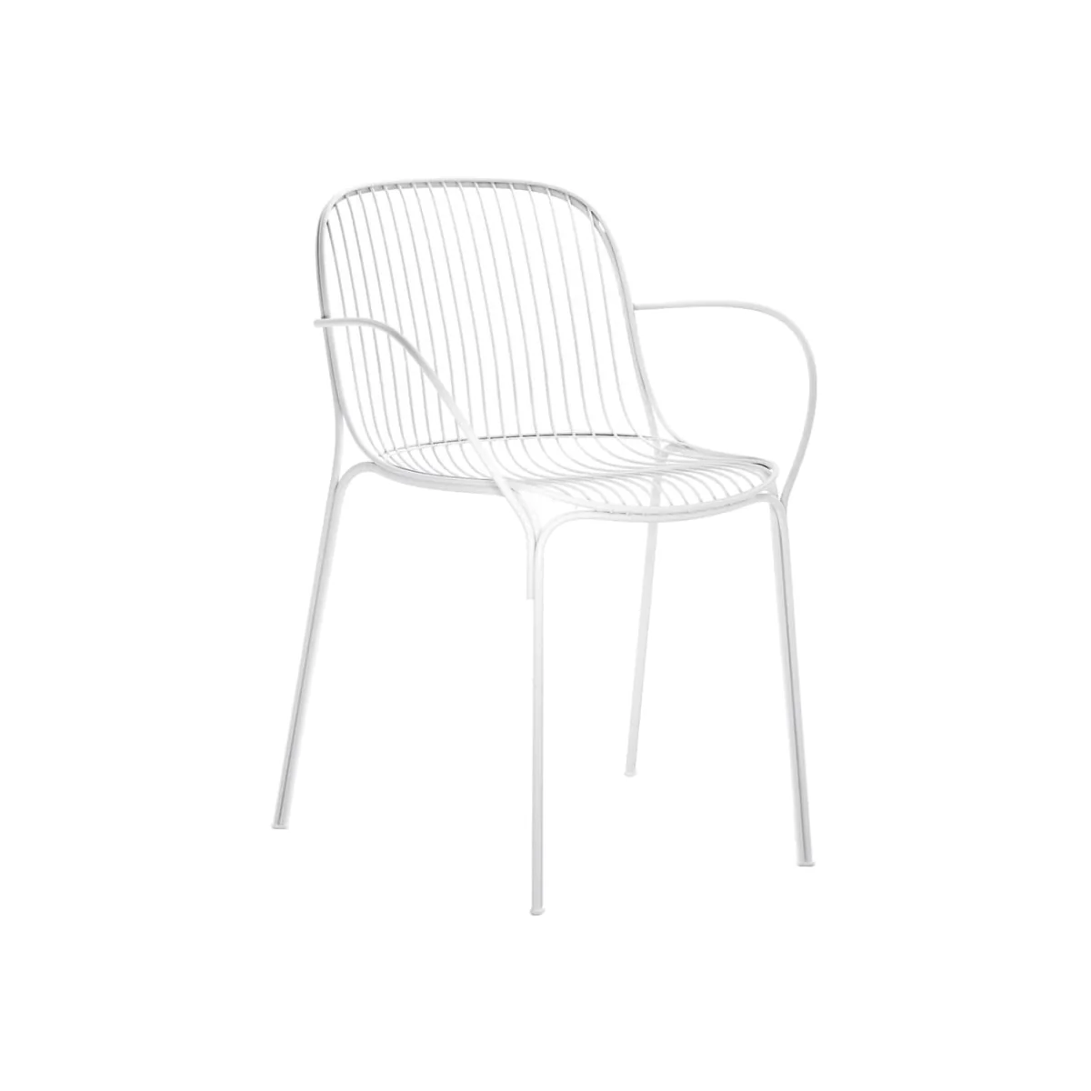 HiRay Armchair metal white / Metal - Kartell – image 1