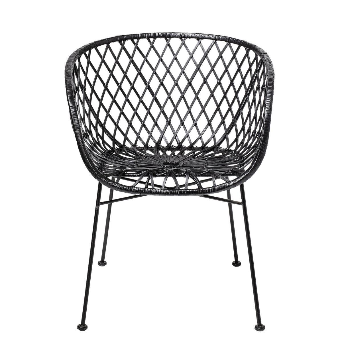 Kama Armchair - / Rattan by Bloomingville Black – image 2
