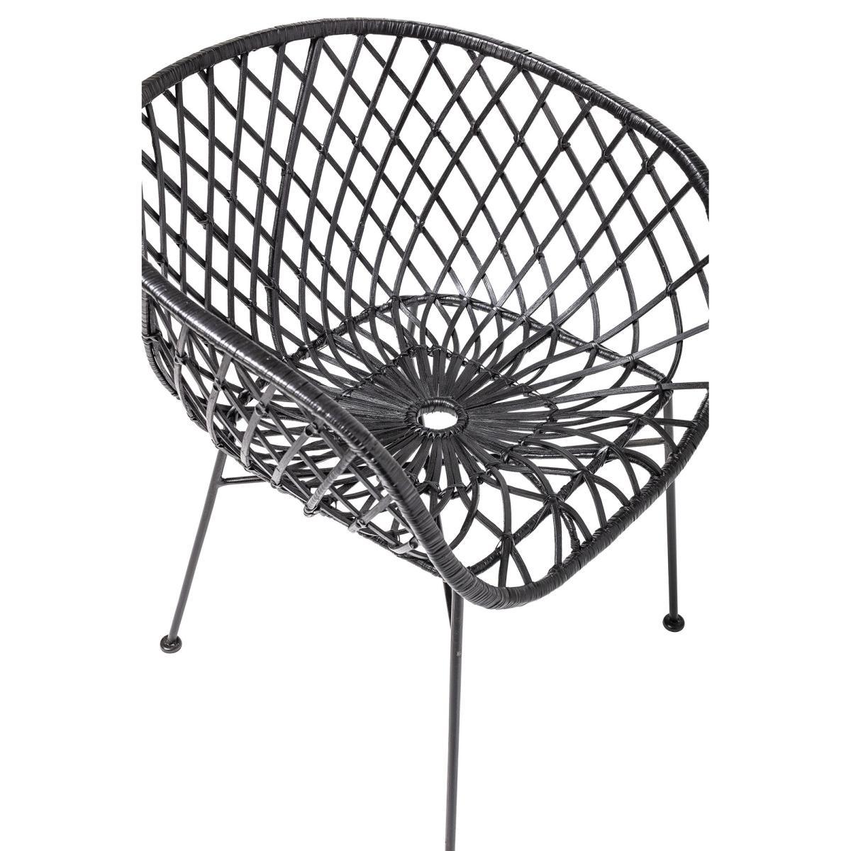 Kama Armchair - / Rattan by Bloomingville Black – image 6