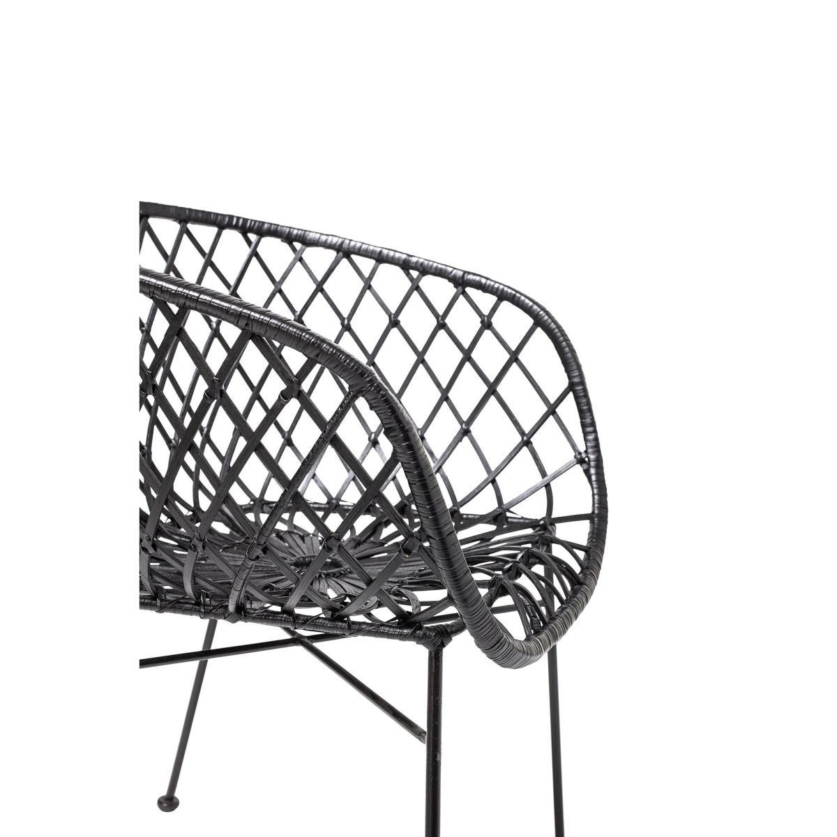 Kama Armchair - / Rattan by Bloomingville Black – image 7