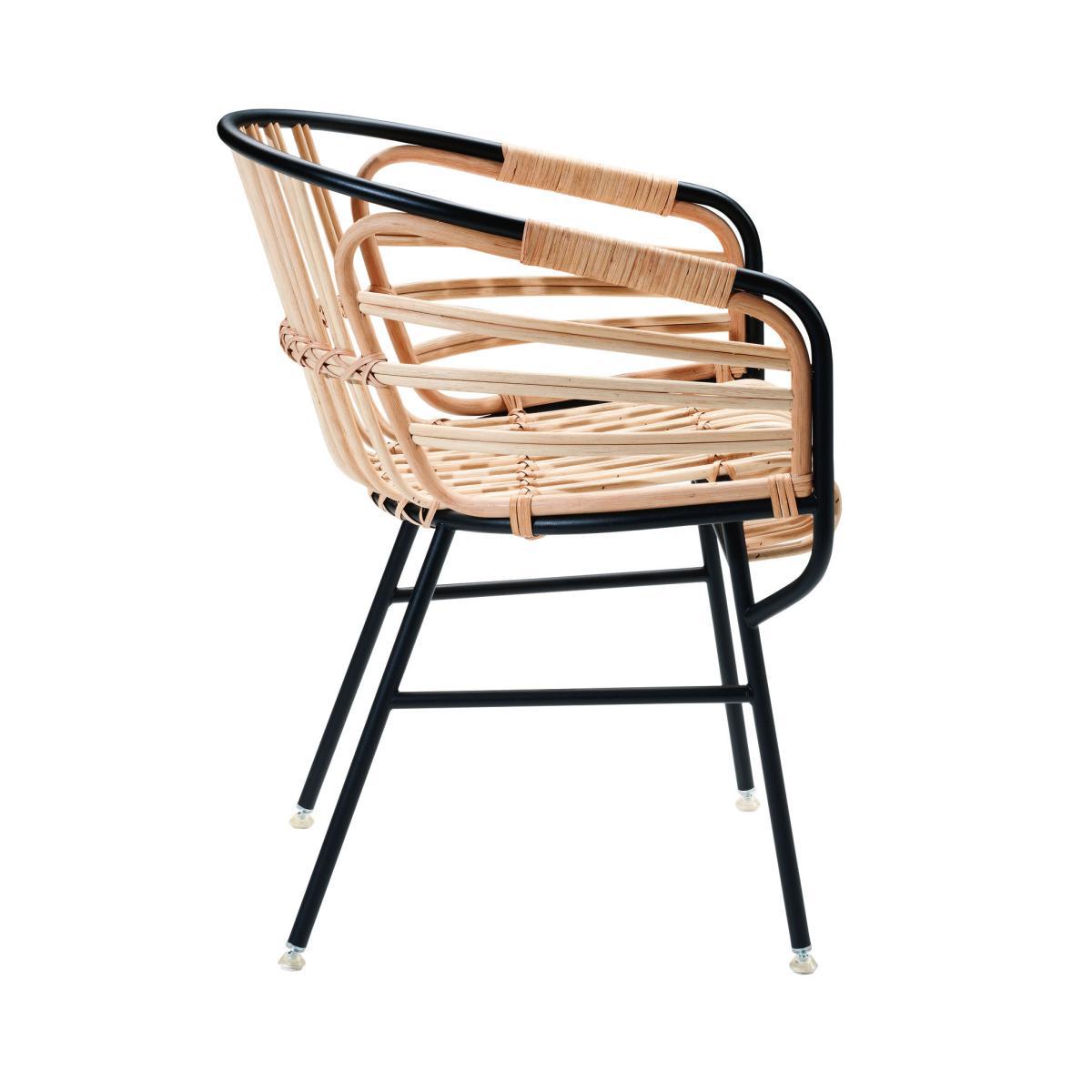 Raphia Armchair by Casamania Black – image 2