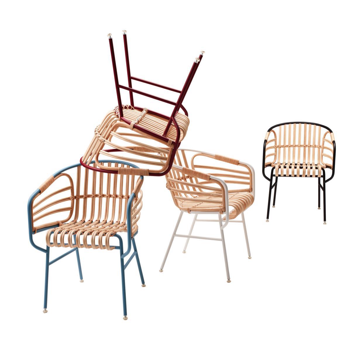 Raphia Armchair by Casamania Black – image 3