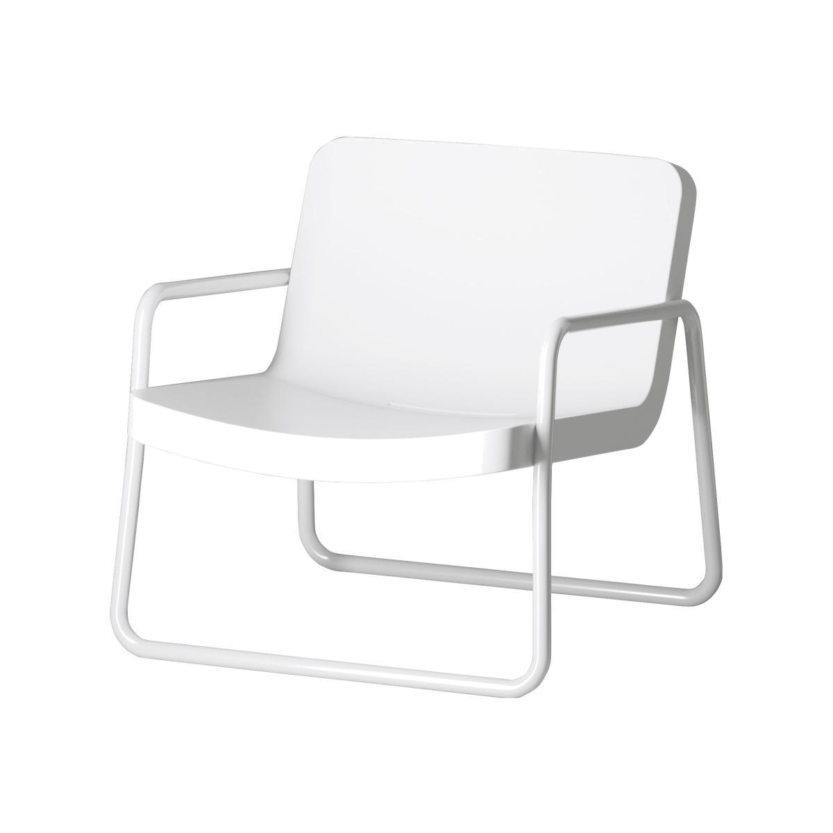 Time out Low armchair - Stackable by Serralunga White – image 1