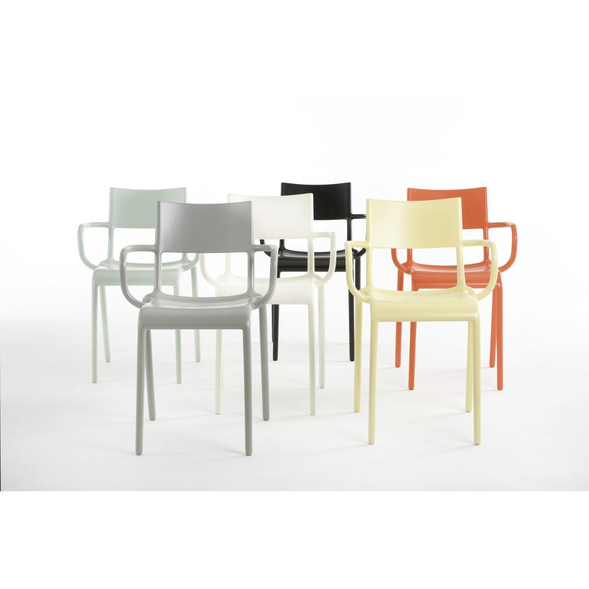 Generic A Stackable armchair - Polypropylen by Kartell Black – image 3