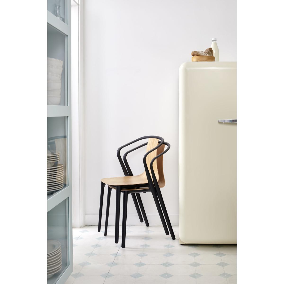 Belleville Armchair - / Wood by Vitra Natural wood – image 4