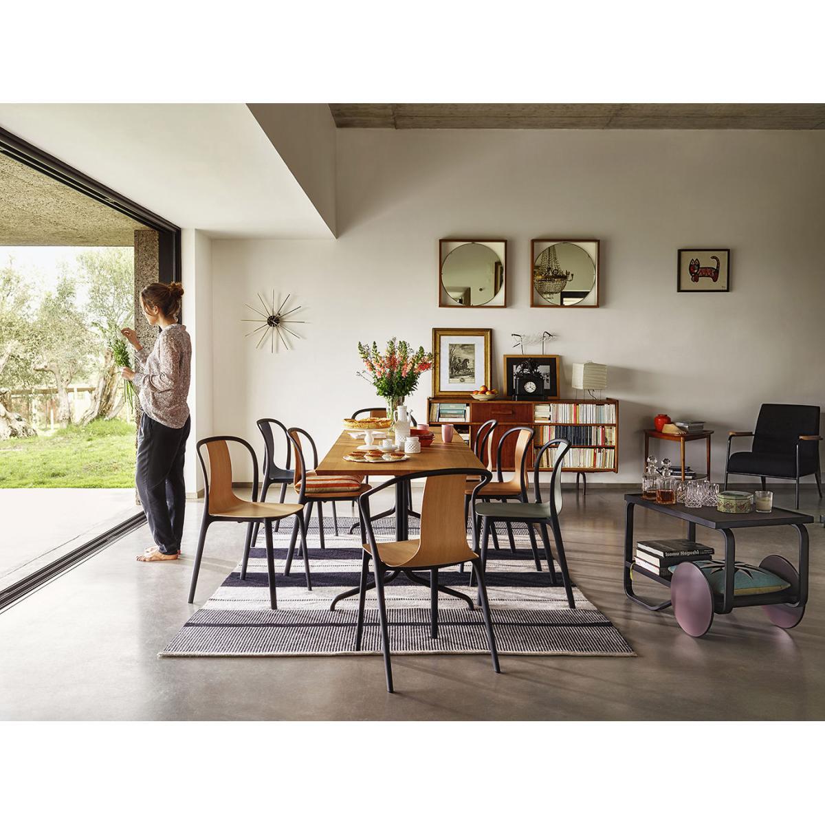 Belleville Armchair - / Wood by Vitra Natural wood – image 5
