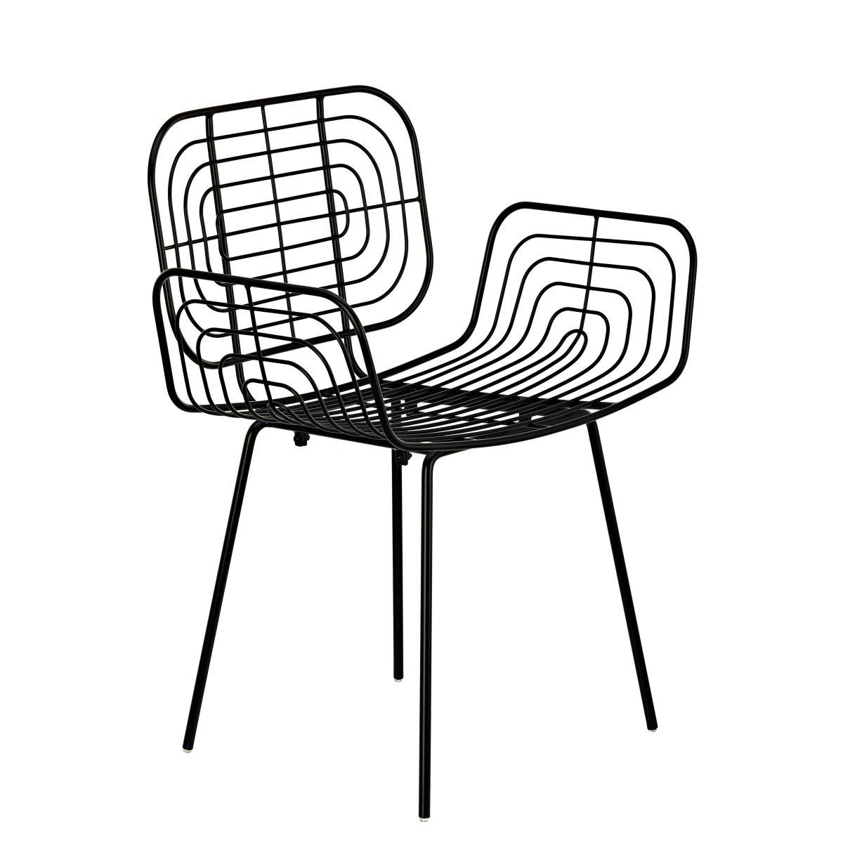 Boston Armchair - / Metal by Pols Potten Black – image 2