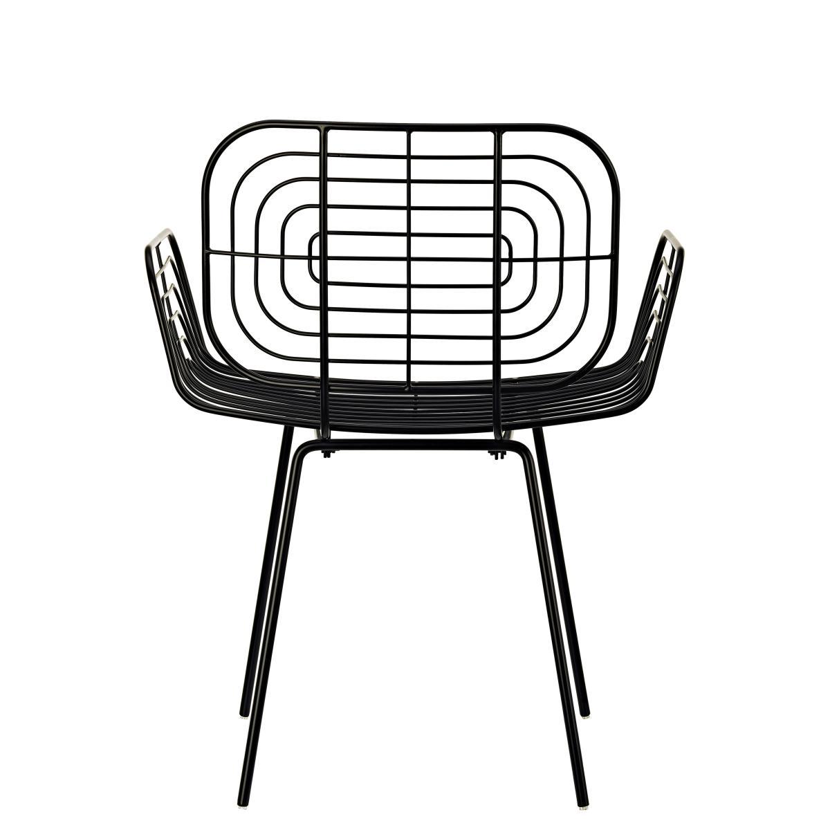 Boston Armchair - / Metal by Pols Potten Black – image 4