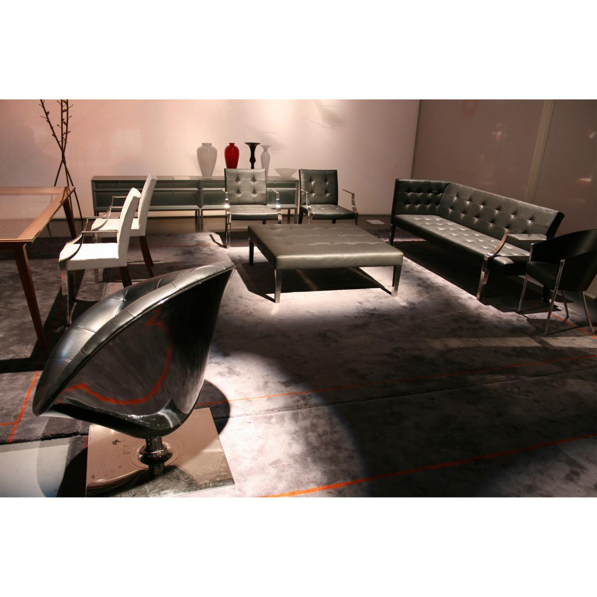 Costes Armchair - Wood seat by Driade Black – image 3
