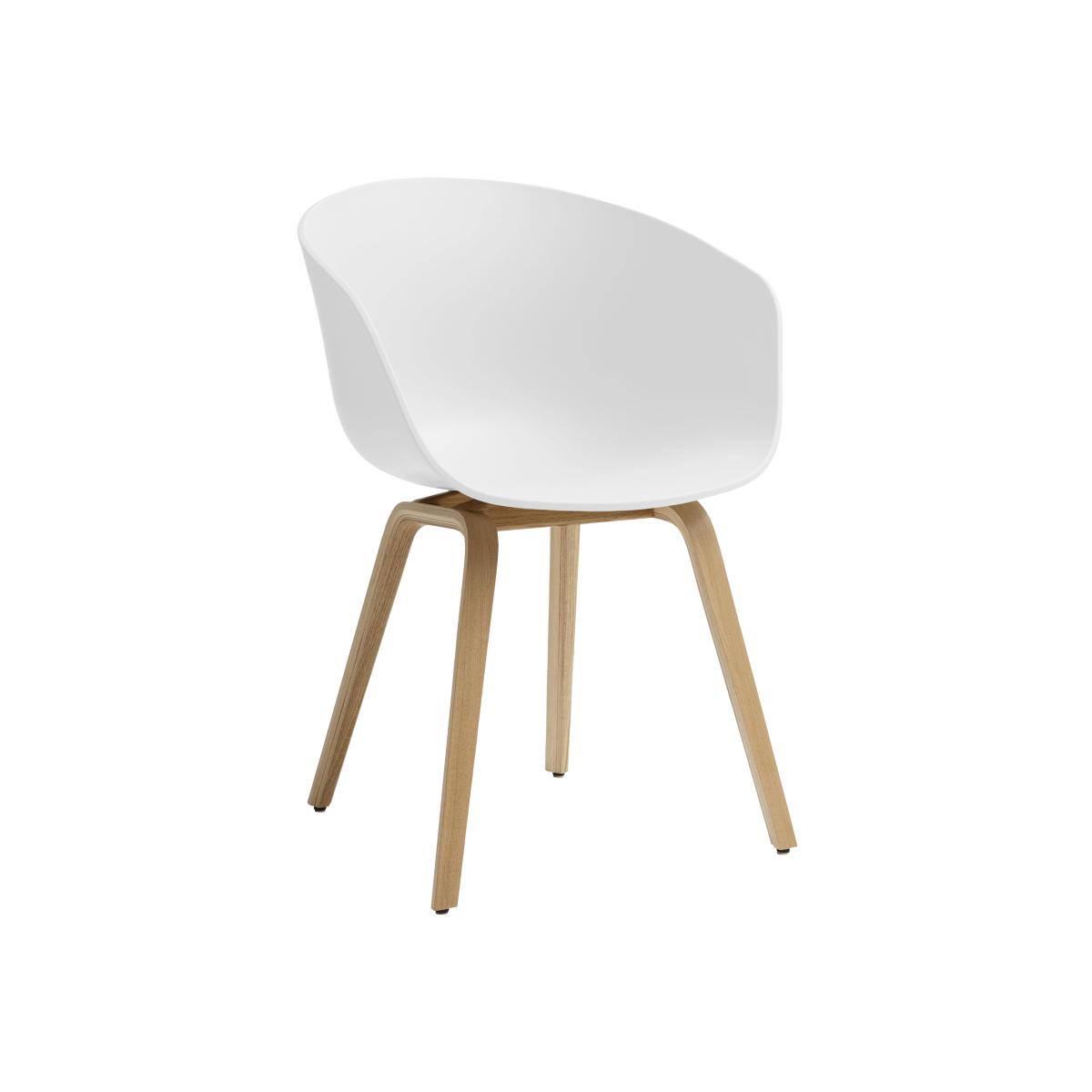 About a chair AAC22 Armchair plastic material white / Recycled - Hay – image 1